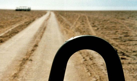 Bus-Wrack im Chott-El-Jerid, Tunesien