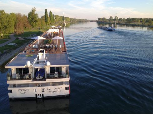 Blick auf den Rhein bei Kehl